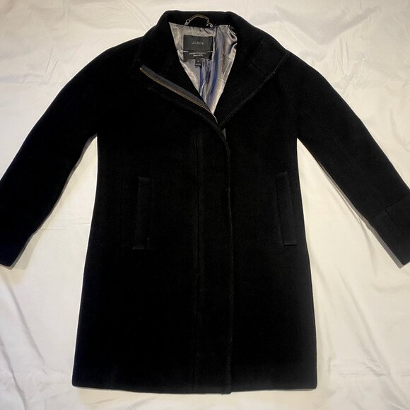 J.Crew Wool Coat — Stadium Cloth by Nello Gori (Size 2) - Picture 1 of 5